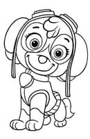 Paw Patrol kleurplaat 5